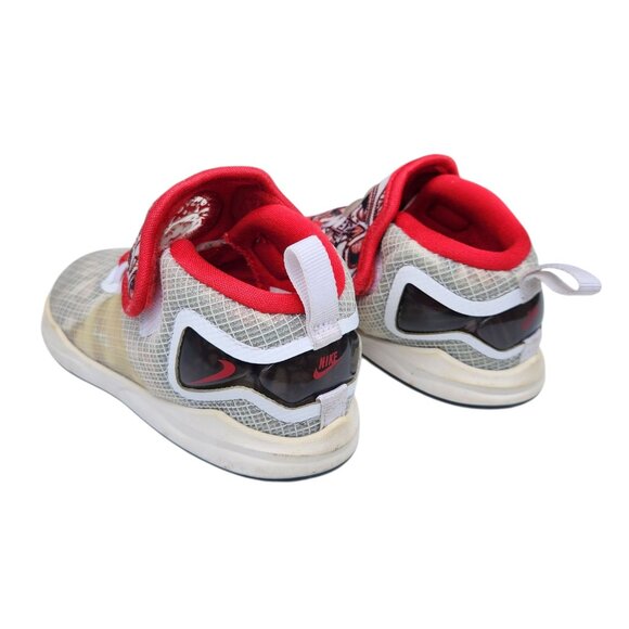 Nike LeBron 19 TD Sketch DD0417-101 White Black Red Toddler Size 9C - Picture 6 of 10